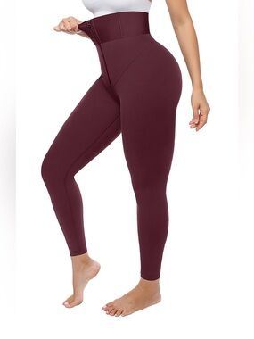Shapellx Airslim Elasticfuse High Waistband Shaping Leggings Socinched Bottom
